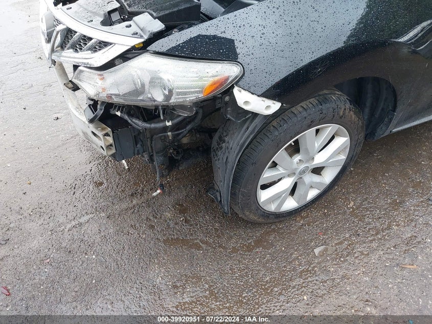 2011 Nissan Murano Sl VIN: JN8AZ1MW8BW174045 Lot: 39920951