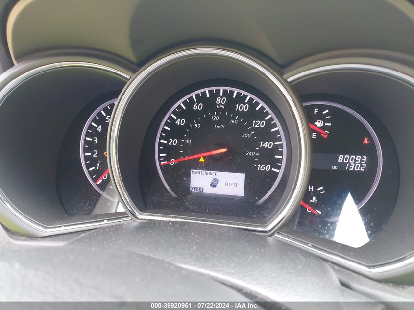 2011 Nissan Murano Sl VIN: JN8AZ1MW8BW174045 Lot: 39920951