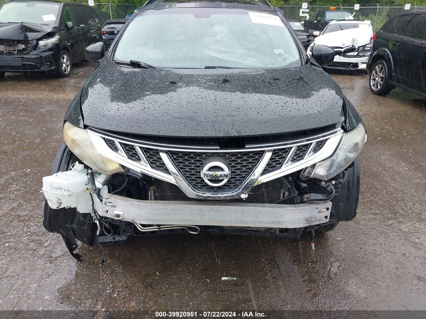 2011 Nissan Murano Sl VIN: JN8AZ1MW8BW174045 Lot: 39920951