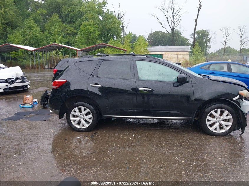 2011 Nissan Murano Sl VIN: JN8AZ1MW8BW174045 Lot: 39920951