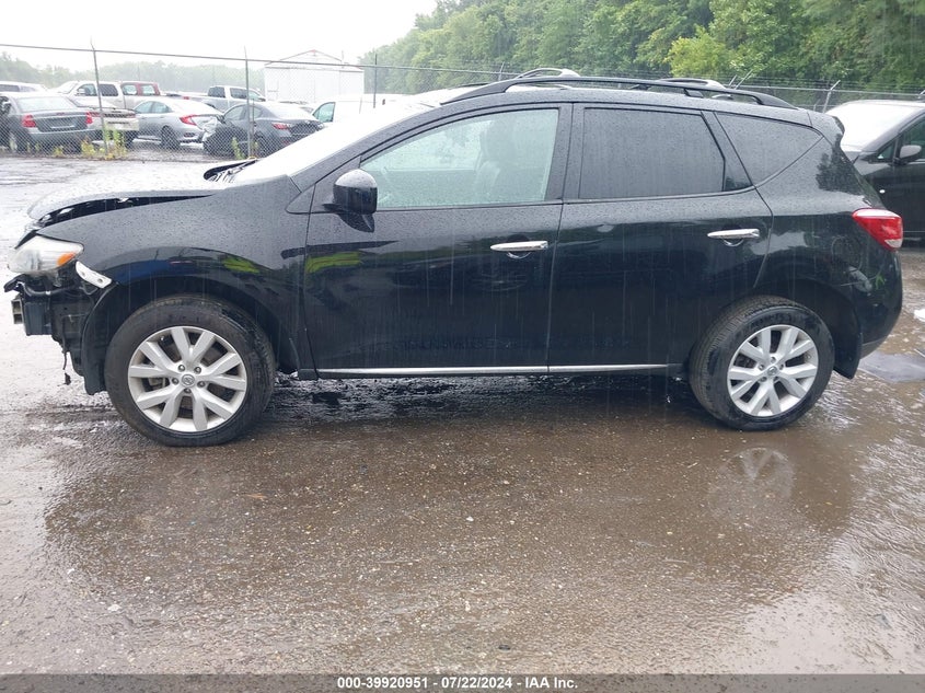 2011 Nissan Murano Sl VIN: JN8AZ1MW8BW174045 Lot: 39920951