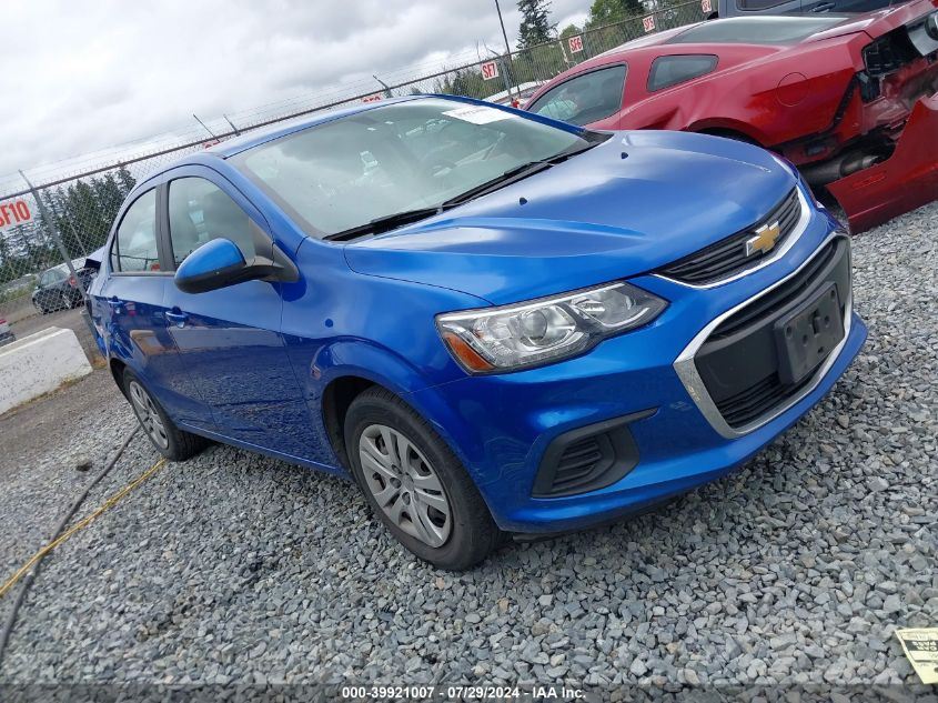 2017 Chevrolet Sonic Ls Manual VIN: 1G1JA5SG9H4172629 Lot: 39921007