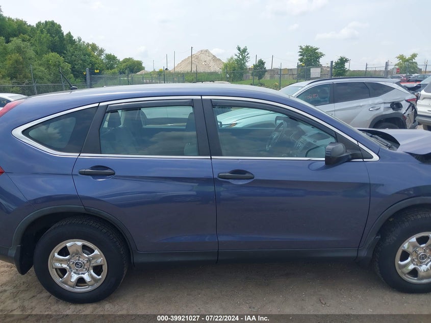 2013 Honda Cr-V Lx VIN: 5J6RM4H33DL000347 Lot: 39921027