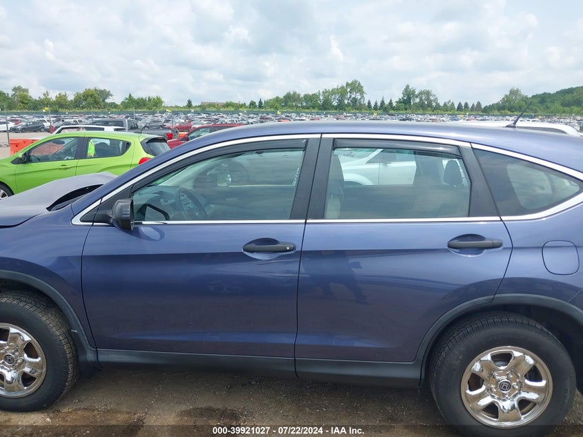 2013 Honda Cr-V Lx VIN: 5J6RM4H33DL000347 Lot: 39921027