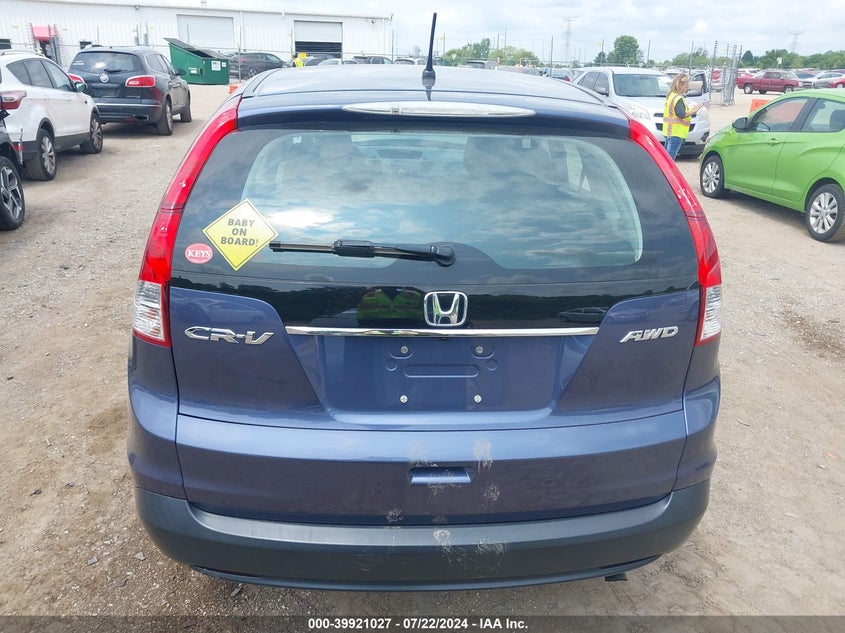 2013 Honda Cr-V Lx VIN: 5J6RM4H33DL000347 Lot: 39921027
