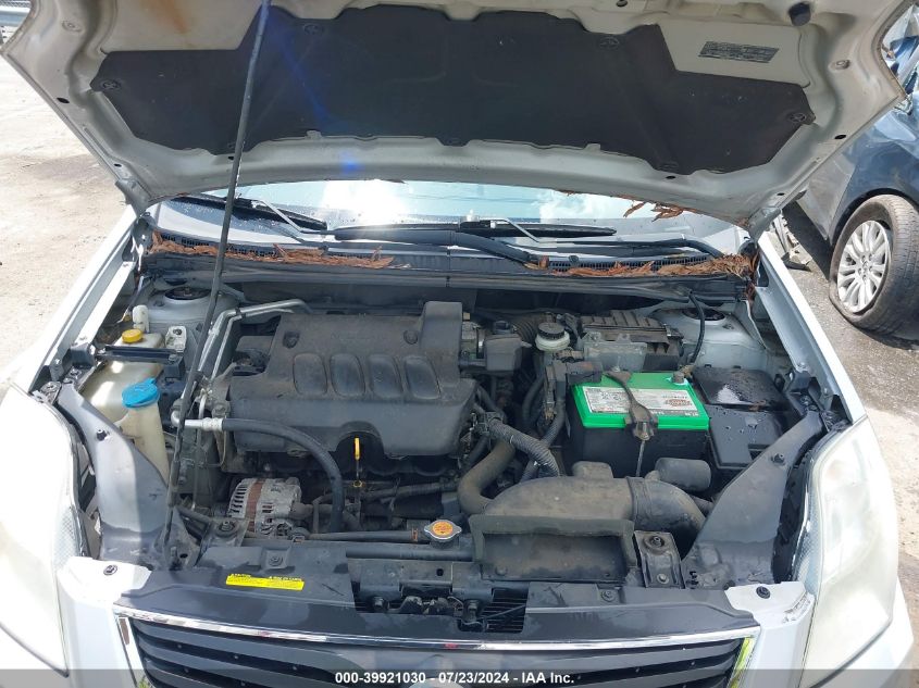 2010 Nissan Sentra 2.0S VIN: 3N1AB6AP4AL683826 Lot: 39921030