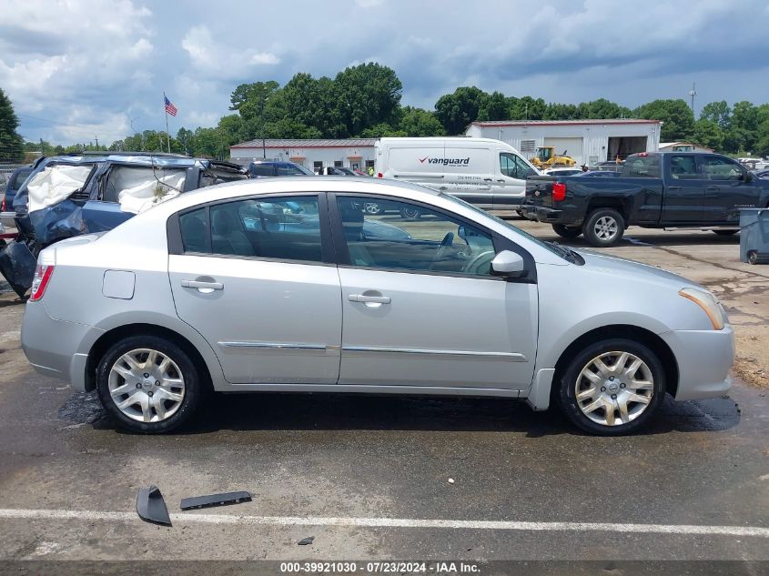 2010 Nissan Sentra 2.0S VIN: 3N1AB6AP4AL683826 Lot: 39921030