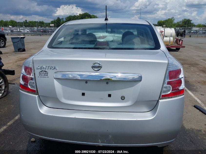 2010 Nissan Sentra 2.0S VIN: 3N1AB6AP4AL683826 Lot: 39921030