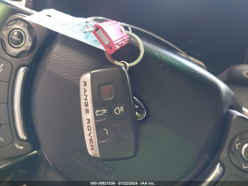 2012 Land Rover Range Rover Hse VIN: SALMF1D44CA390952 Lot: 39921036