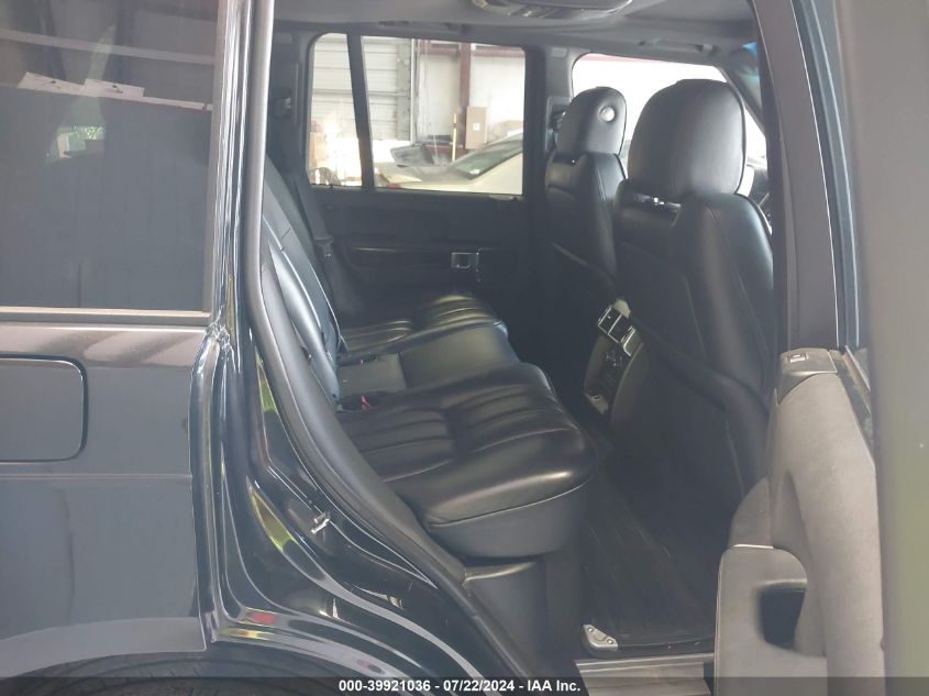 2012 Land Rover Range Rover Hse VIN: SALMF1D44CA390952 Lot: 39921036