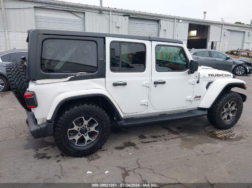 2021 Jeep Wrangler Unlimited Rubicon 4X4 VIN: 1C4HJXFG7MW528523 Lot: 39921051