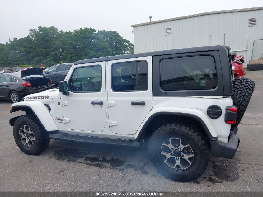 2021 Jeep Wrangler Unlimited Rubicon 4X4 VIN: 1C4HJXFG7MW528523 Lot: 39921051