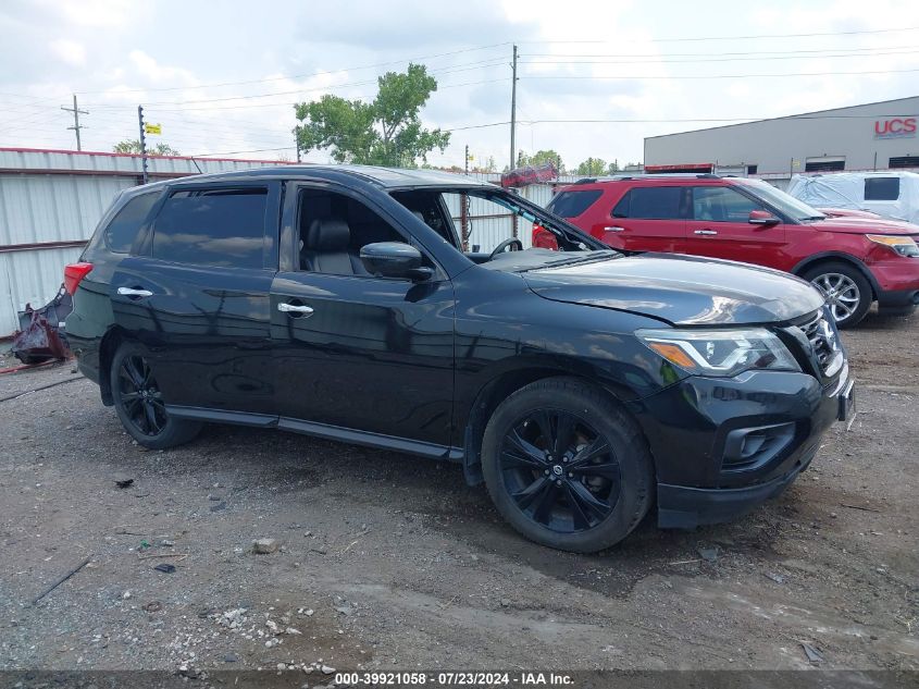 2018 Nissan Pathfinder Sl VIN: 5N1DR2MN0JC645848 Lot: 39921058