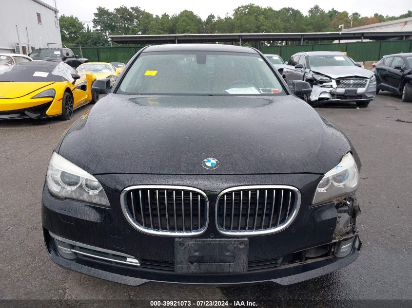 2013 BMW 750Li xDrive VIN: WBAYF8C56DD140279 Lot: 39921073