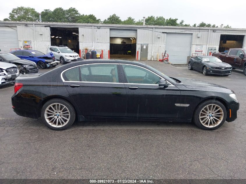 2013 BMW 750Li xDrive VIN: WBAYF8C56DD140279 Lot: 39921073