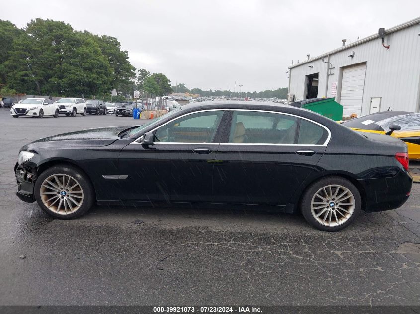 2013 BMW 750Li xDrive VIN: WBAYF8C56DD140279 Lot: 39921073