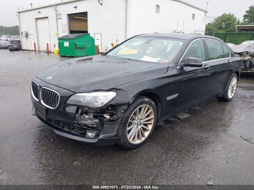 2013 BMW 750Li xDrive VIN: WBAYF8C56DD140279 Lot: 39921073