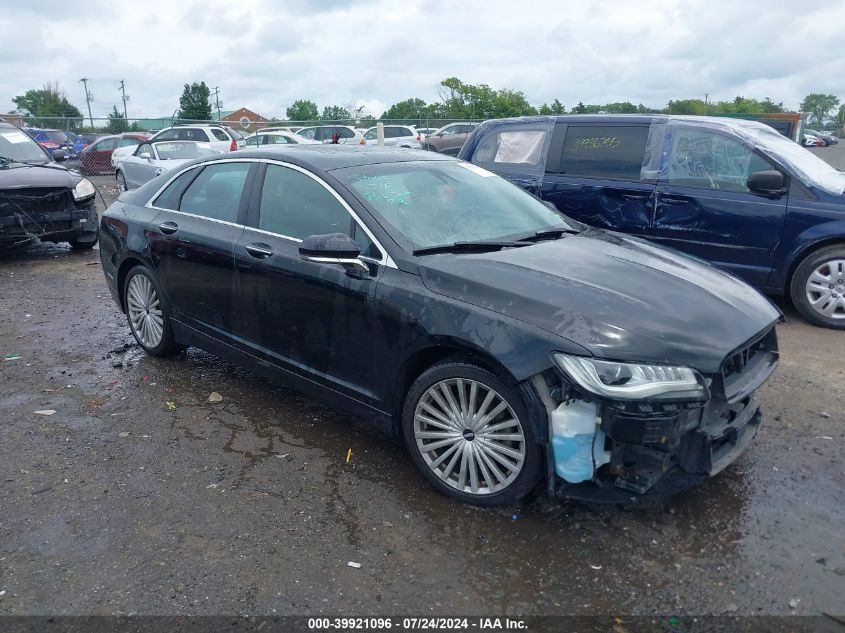 2017 Lincoln Mkz Reserve VIN: 3LN6L5F93HR631370 Lot: 39921096