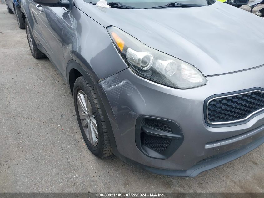 2018 Kia Sportage Lx VIN: KNDPM3AC2J7390704 Lot: 39921109