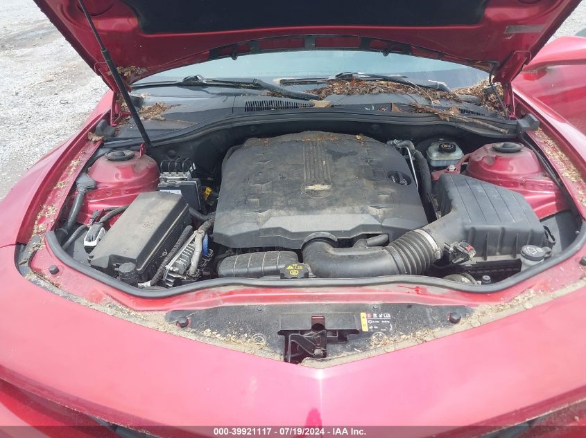 2012 Chevrolet Camaro 1Lt VIN: 2G1FB1E36C9191665 Lot: 39921117