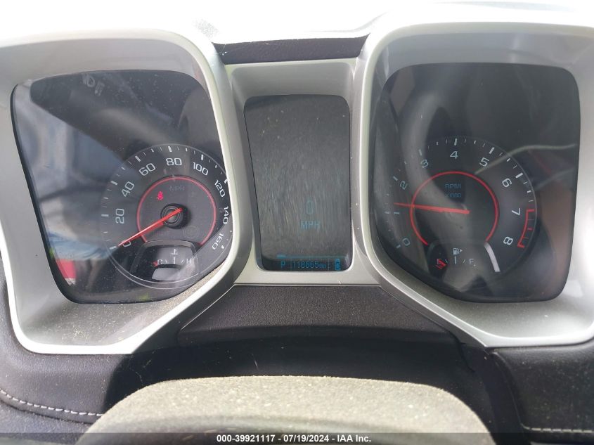 2012 Chevrolet Camaro 1Lt VIN: 2G1FB1E36C9191665 Lot: 39921117