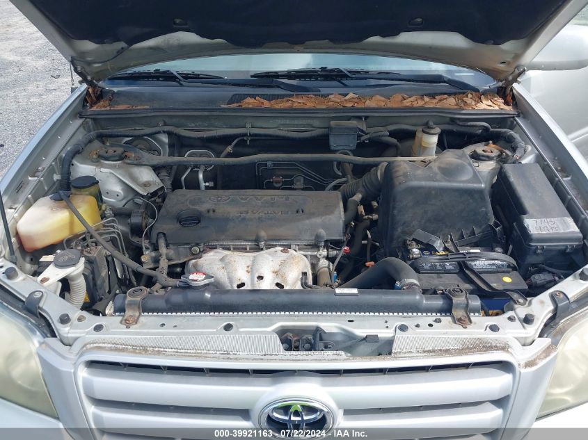 2004 Toyota Highlander VIN: JTEGD21A240079680 Lot: 39921163