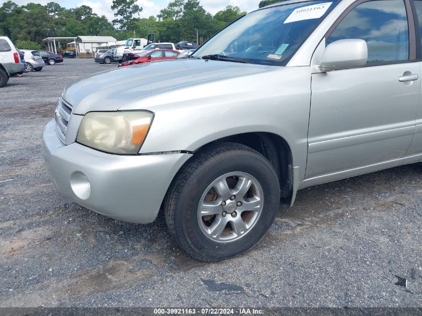2004 Toyota Highlander VIN: JTEGD21A240079680 Lot: 39921163
