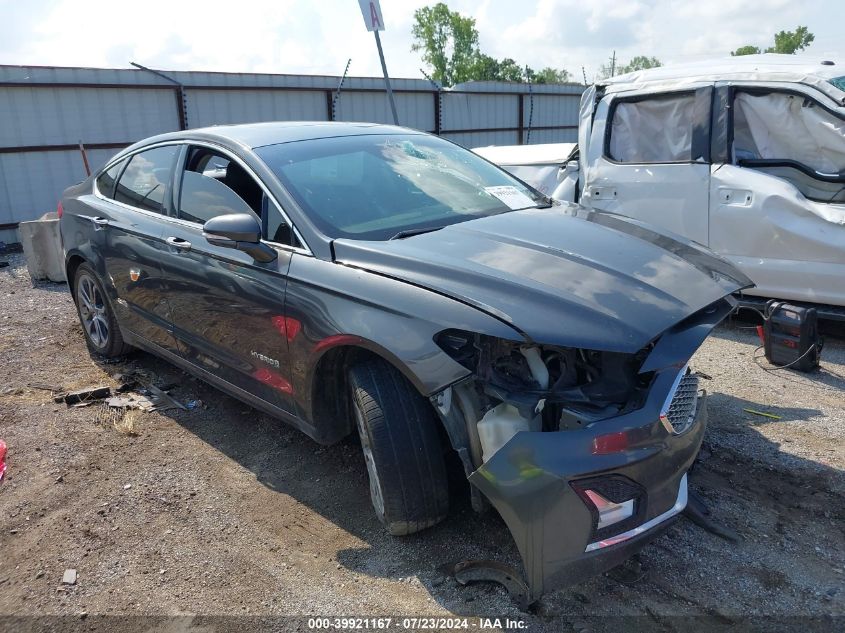 VIN 3FA6P0RU7KR273683 2019 FORD FUSION HYBRID no.1