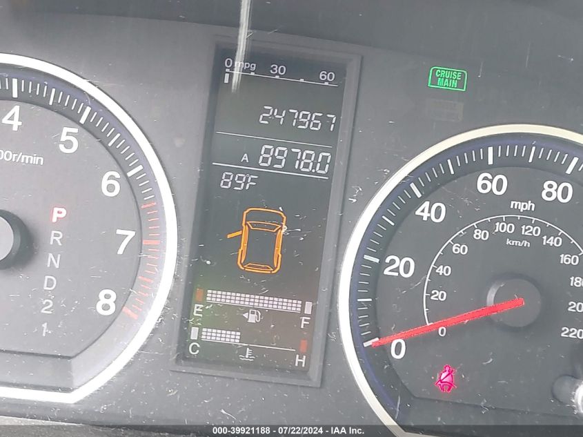 2008 Honda Cr-V Ex VIN: 5J6RE48588L005919 Lot: 39921188