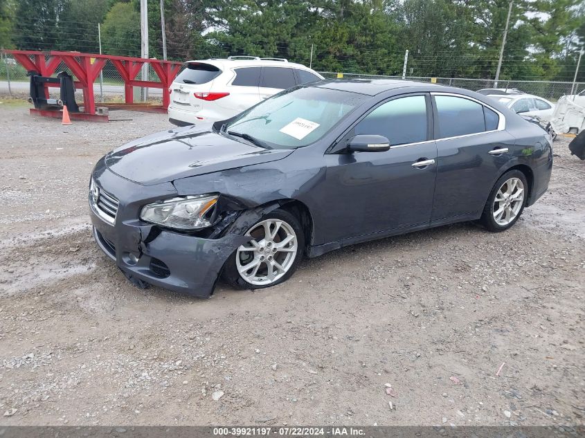 2012 Nissan Maxima 3.5 Sv VIN: 1N4AA5AP9CC830771 Lot: 39921197