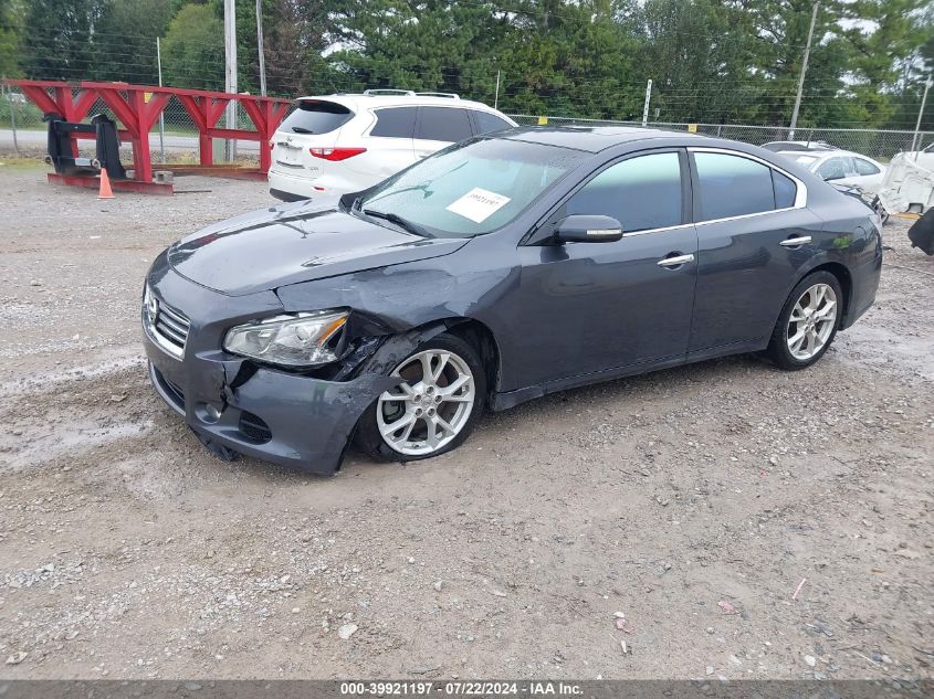 2012 Nissan Maxima 3.5 Sv VIN: 1N4AA5AP9CC830771 Lot: 39921197