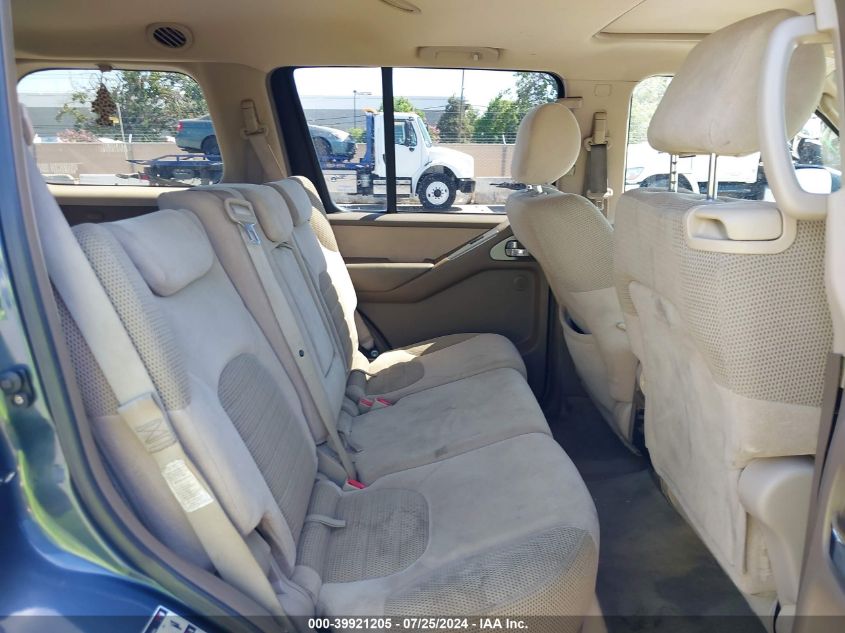 2006 Nissan Pathfinder Se VIN: 5N1AR18W16C627351 Lot: 39921205