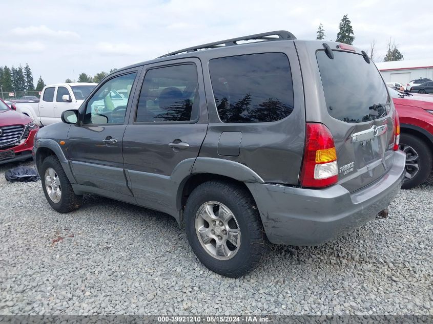 2002 Mazda Tribute Es V6/Lx V6 VIN: 4F2CU08192KM30678 Lot: 39921210