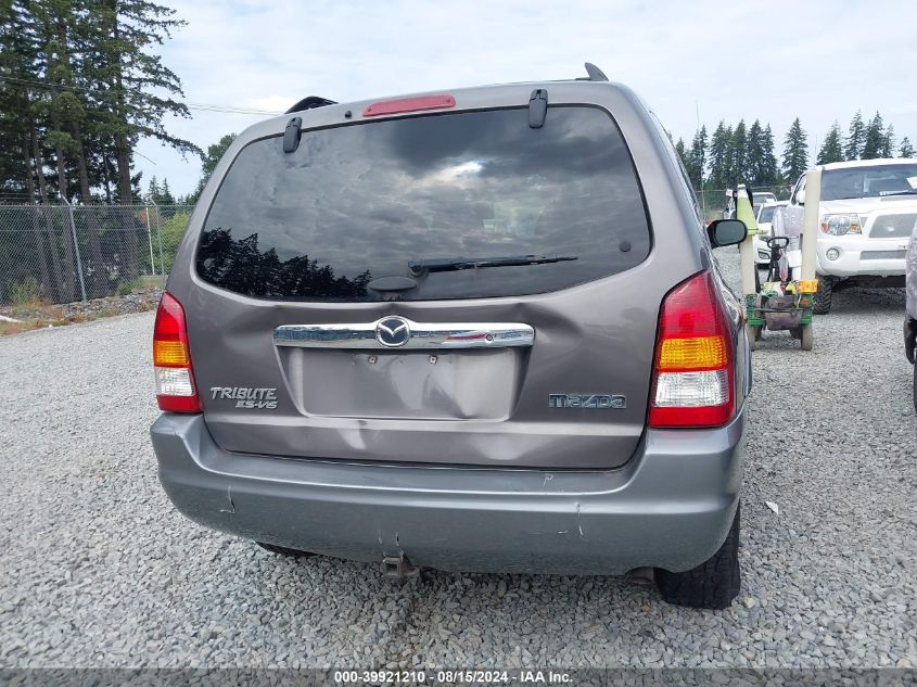 2002 Mazda Tribute Es V6/Lx V6 VIN: 4F2CU08192KM30678 Lot: 39921210