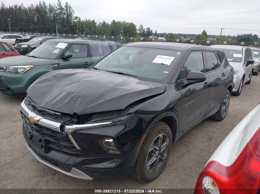 VIN 3GNKBCR48PS217171 2023 CHEVROLET BLAZER 2LT