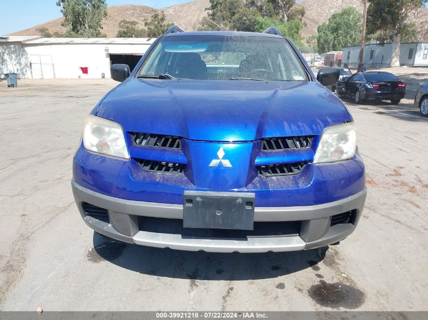 2006 Mitsubishi Outlander Ls VIN: JA4LX31F96U030526 Lot: 39921218