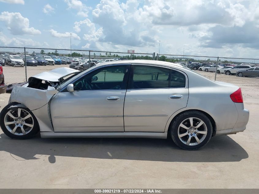 2006 Infiniti G35 VIN: JNKCV51E76M512425 Lot: 39921219