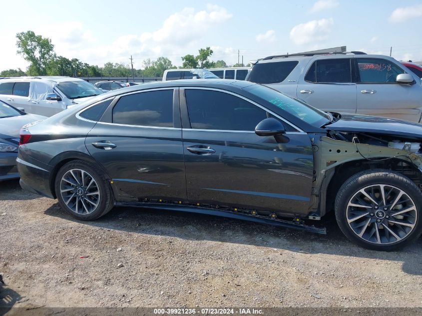 2021 Hyundai Sonata Limited VIN: KMHL34J23MA156928 Lot: 39921236