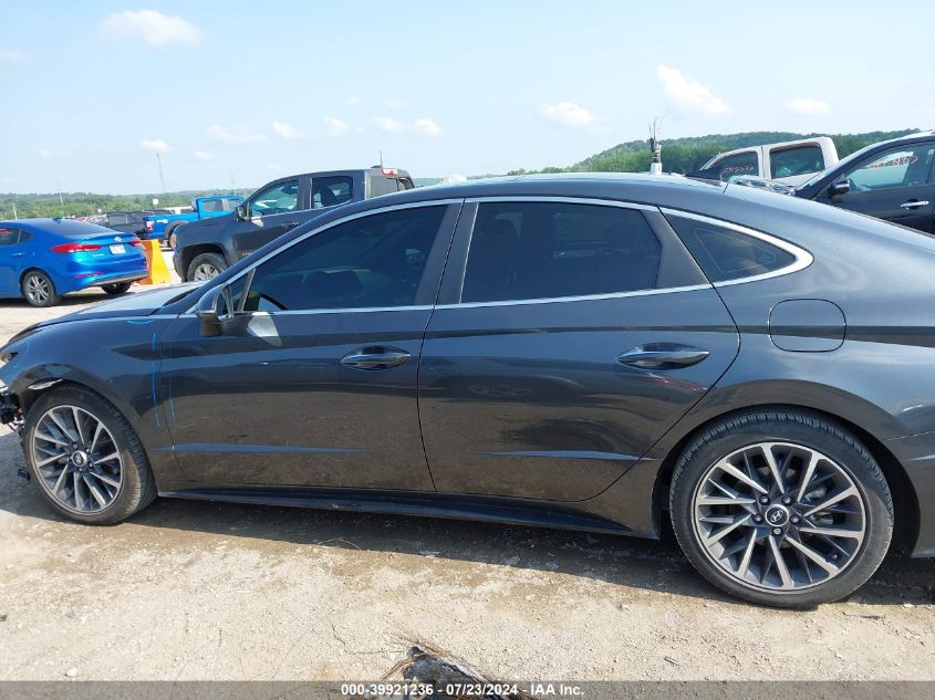 2021 Hyundai Sonata Limited VIN: KMHL34J23MA156928 Lot: 39921236