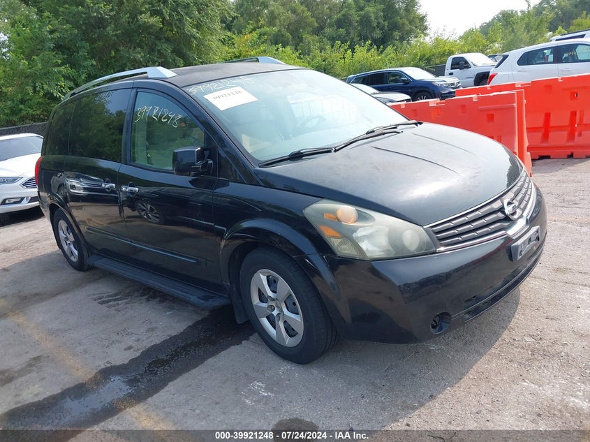 2008 Nissan Quest S/Se/Sl VIN: 5N1BV28U58N115488 Lot: 39921248