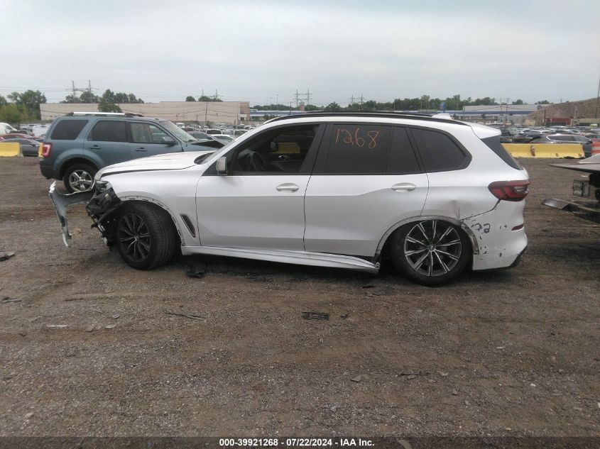2021 BMW X5 M50I VIN: 5UXJU4C0XM9D82889 Lot: 39921268