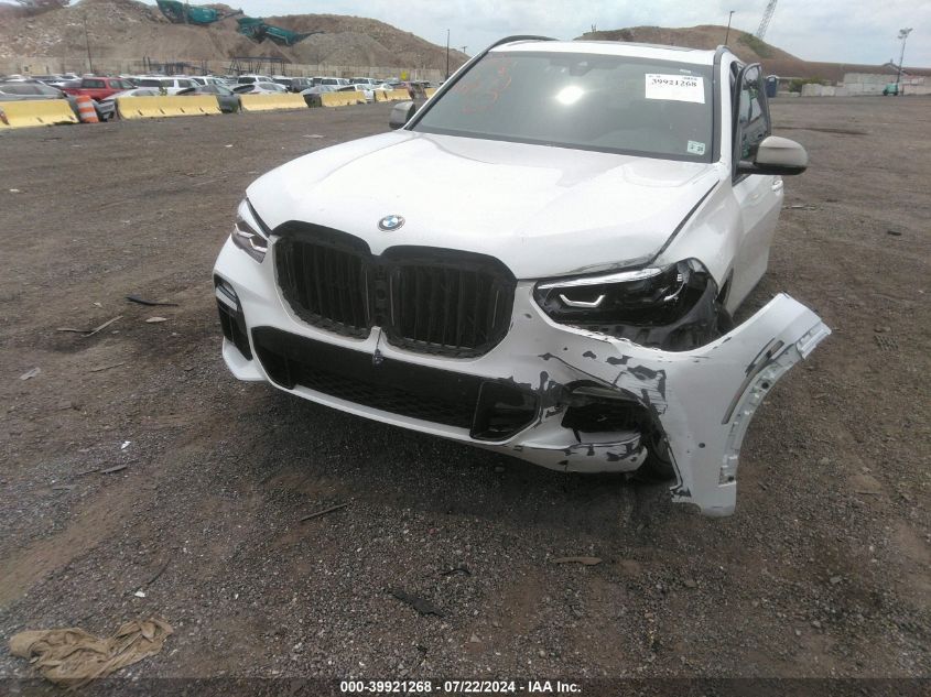 2021 BMW X5 M50I VIN: 5UXJU4C0XM9D82889 Lot: 39921268