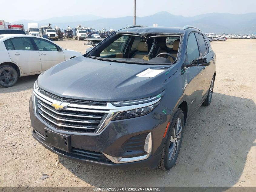 2022 Chevrolet Equinox Awd Premier VIN: 3GNAXXEV9NS191664 Lot: 39921293