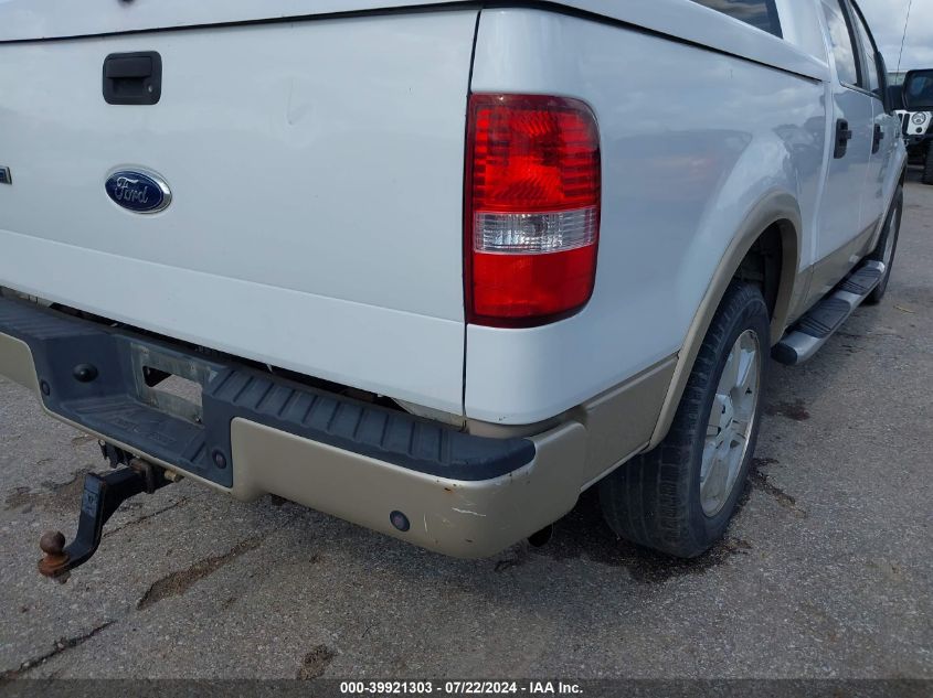 2007 Ford F-150 Lariat/Xlt VIN: 1FTPW12V87KC54744 Lot: 39921303