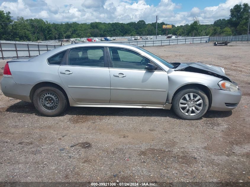 2011 Chevrolet Impala Ls VIN: 2G1WF5EK2B1282819 Lot: 39921306