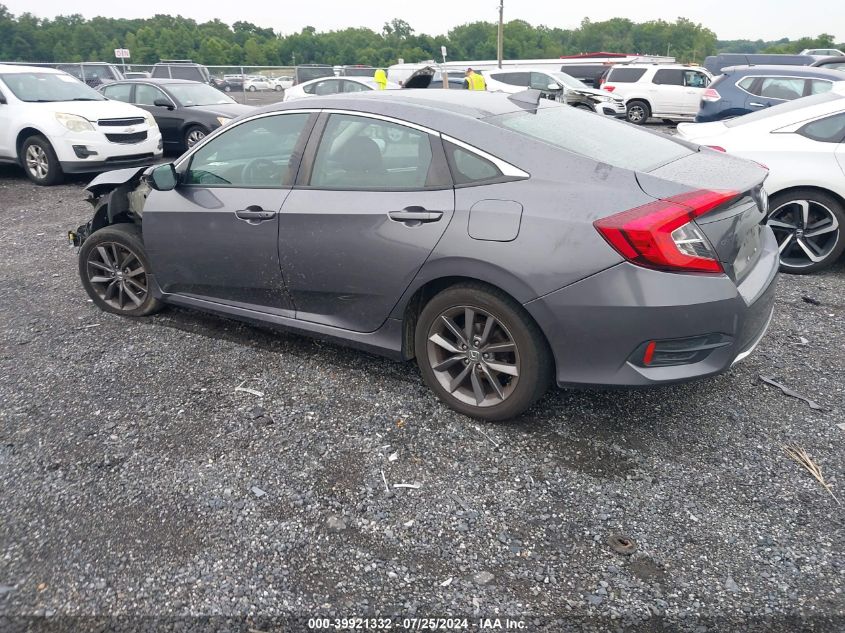 2020 Honda Civic Ex VIN: 19XFC1F39LE020039 Lot: 39921332