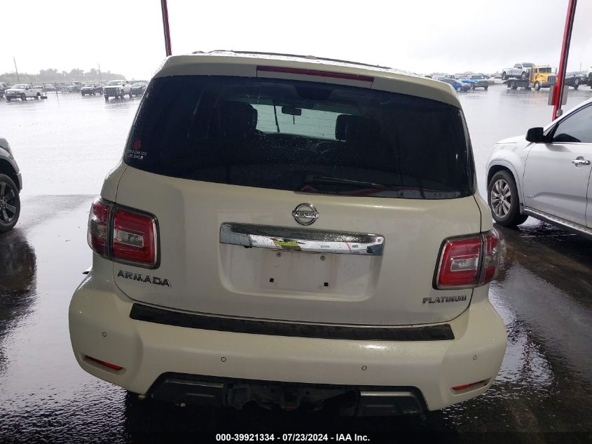 2019 Nissan Armada Platinum VIN: JN8AY2ND6K9090911 Lot: 39921334