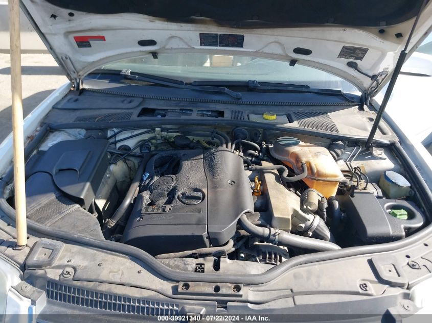 2003 Volkswagen Passat Gls VIN: WVWVD63B63E080826 Lot: 39921340