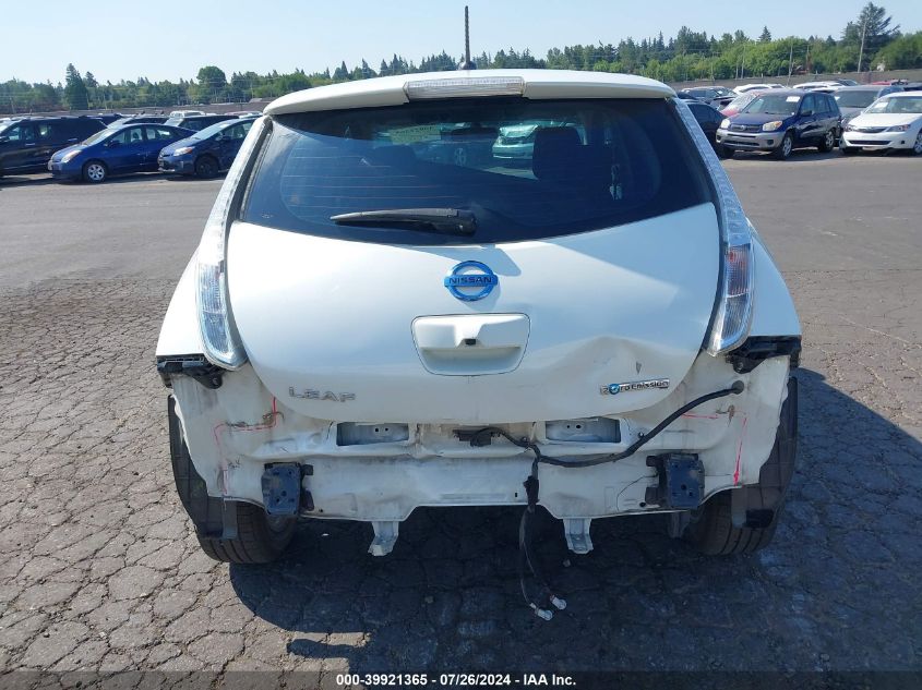 2015 Nissan Leaf Sv VIN: 1N4AZ0CP6FC301145 Lot: 39921365