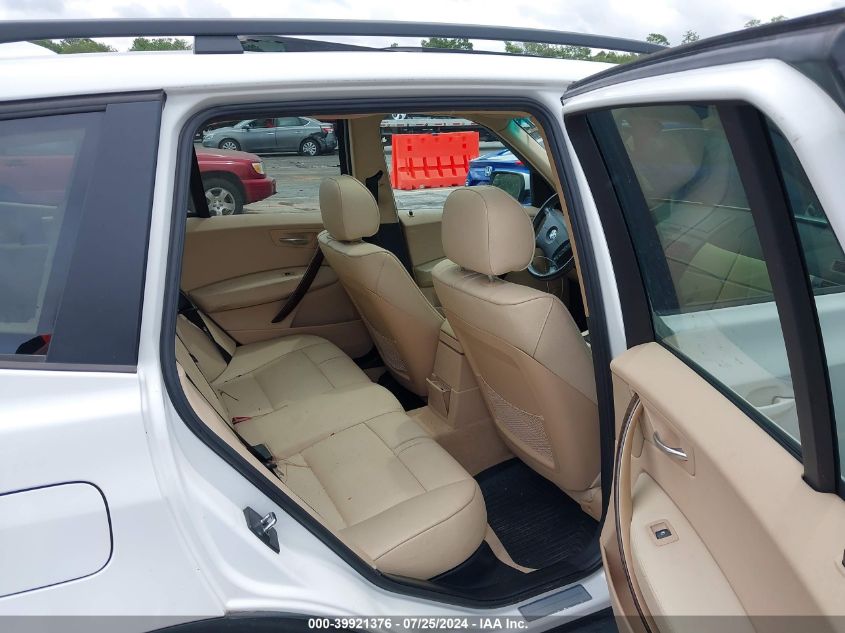 2005 BMW X3 3.0I VIN: WBXPA93425WD20641 Lot: 39921376